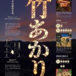 竹あかりポスター